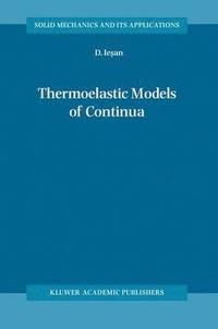 bokomslag Thermoelastic Models of Continua