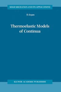 bokomslag Thermoelastic Models of Continua