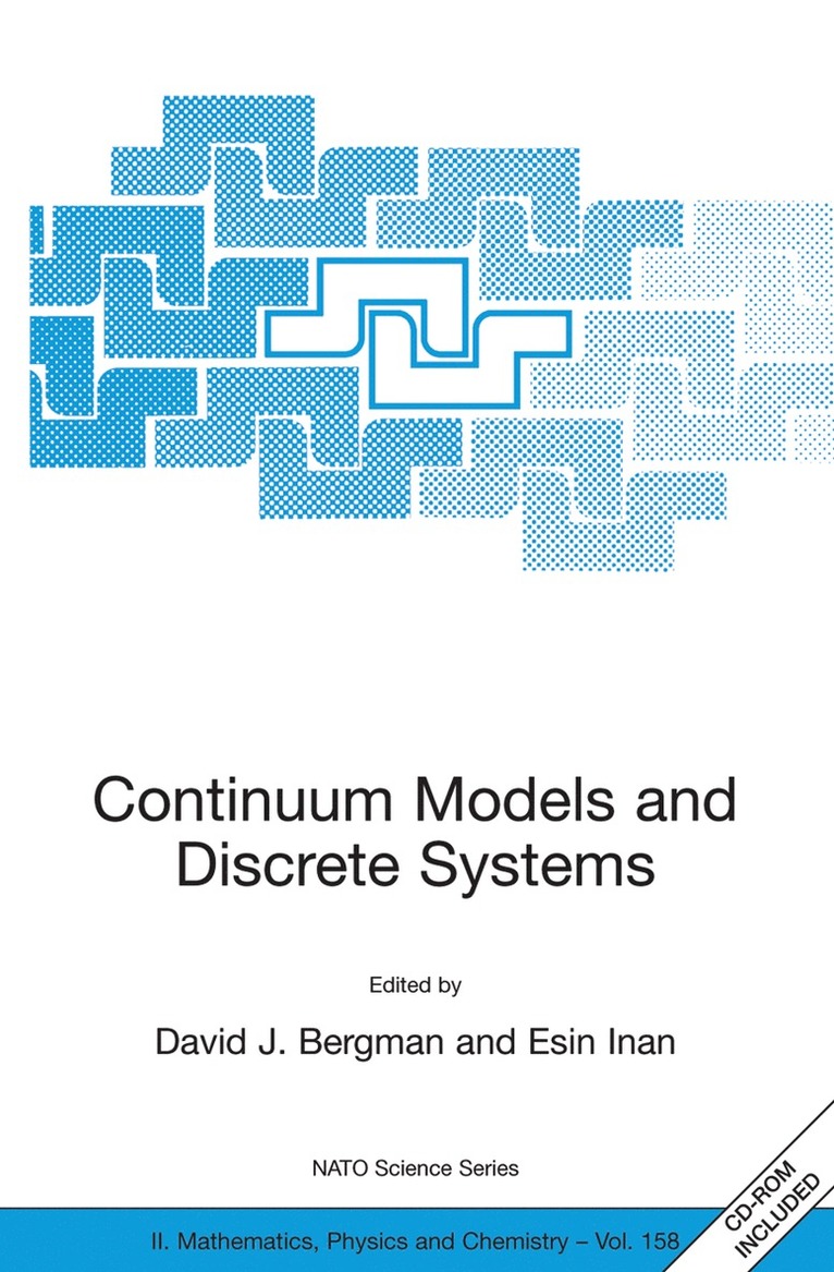 David J. Bergman, Esin Inan - Continuum Models and Discrete Systems, Inbunden
