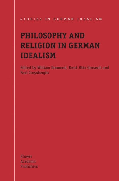 bokomslag Philosophy and Religion in German Idealism