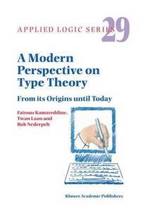 bokomslag A Modern Perspective on Type Theory