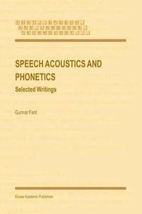bokomslag Speech Acoustics and Phonetics