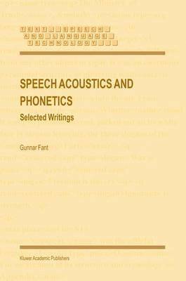 Speech Acoustics and Phonetics 1