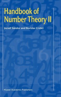 bokomslag Handbook of Number Theory II