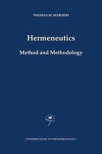 bokomslag Hermeneutics. Method and Methodology