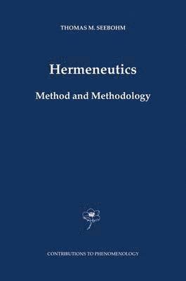 bokomslag Hermeneutics. Method and Methodology