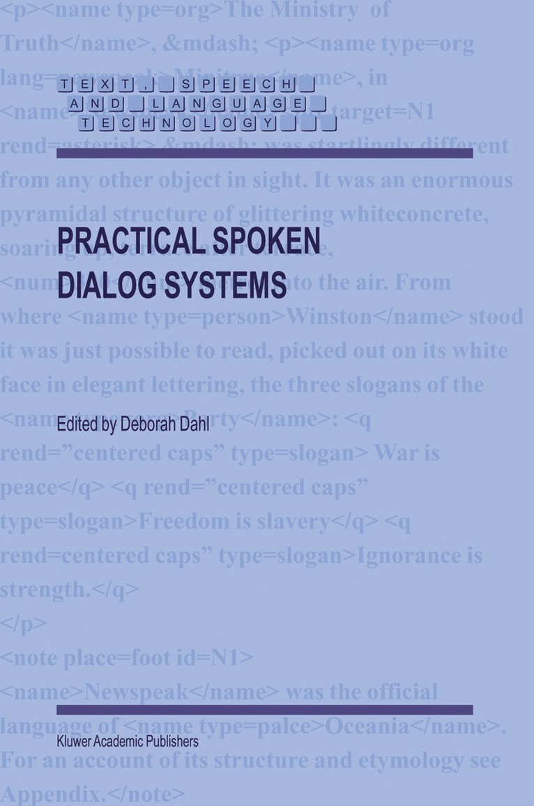 Deborah Dahl - Practical Spoken Dialog Systems, Häftad