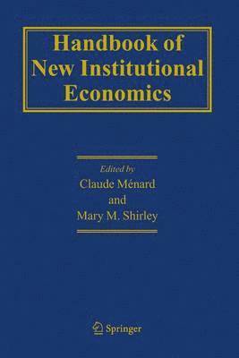 Handbook of New Institutional Economics 1