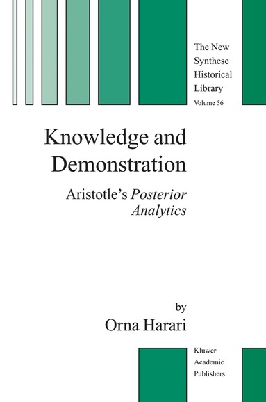 Orna Harari - Knowledge and Demonstration, Inbunden