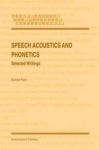 bokomslag Speech Acoustics and Phonetics