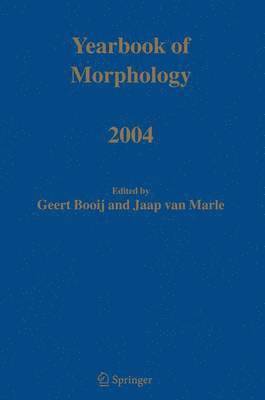 Yearbook of Morphology 2004 1