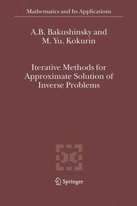bokomslag Iterative Methods for Approximate Solution of Inverse Problems