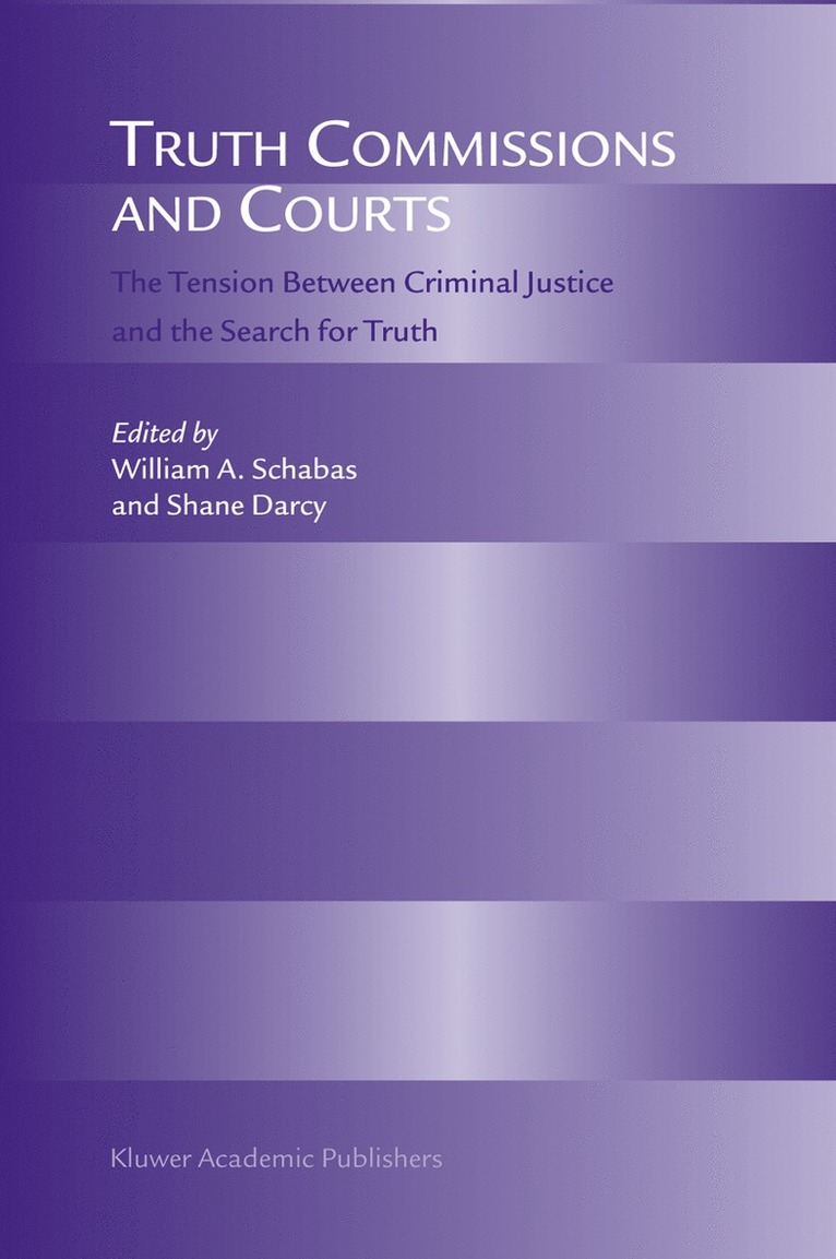 Truth Commissions and Courts 1