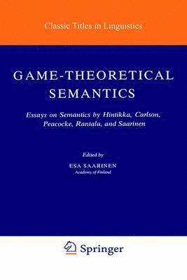 Game-Theoretical Semantics 1