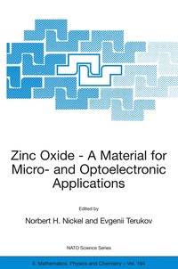 bokomslag Zinc Oxide - A Material for Micro- and Optoelectronic Applications