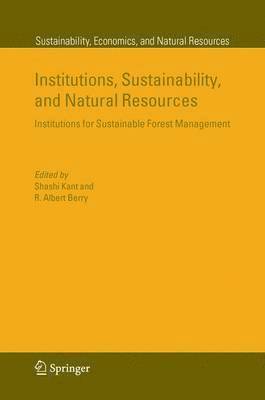bokomslag Institutions, Sustainability, and Natural Resources