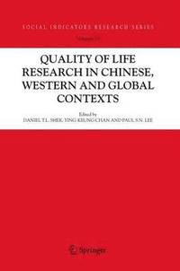 bokomslag Quality-of-Life Research in Chinese, Western and Global Contexts