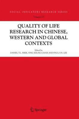 bokomslag Quality-of-Life Research in Chinese, Western and Global Contexts
