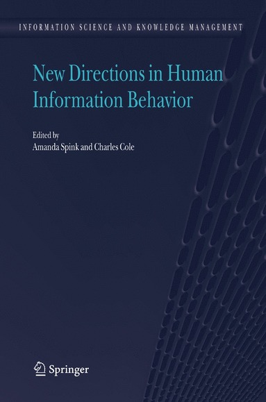 bokomslag New Directions in Human Information Behavior