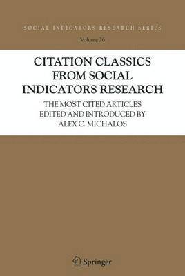 Citation Classics from Social Indicators Research 1