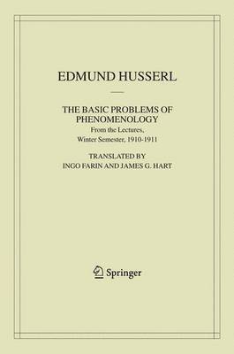 Basic Problems of Phenomenology