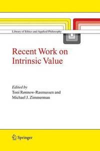 bokomslag Recent Work on Intrinsic Value
