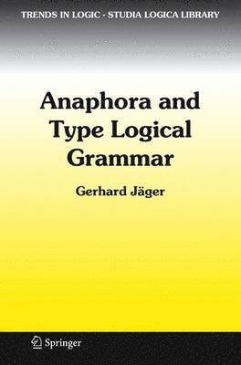 bokomslag Anaphora and Type Logical Grammar