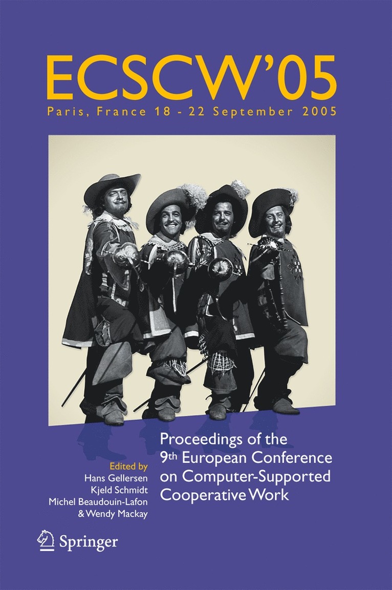 Hans Gellersen, Kjeld Schmidt, Michel Beaudouin-Lafon, Wendy Mackay - ECSCW 2005, Inbunden