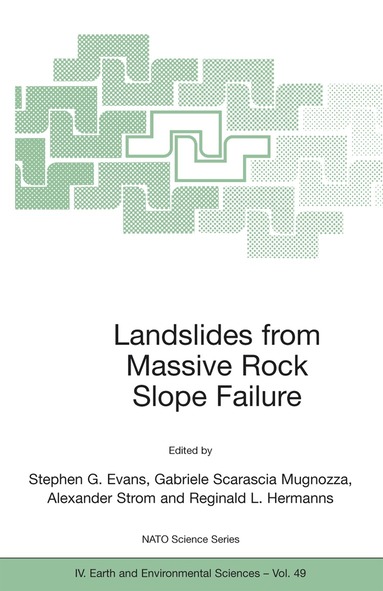 Stephen G. Evans, Gabriele Scarascia Mugnozza, Alexander Strom, Reginald L. Hermanns - Landslides from Massive Rock Slope Failure, Inbunden