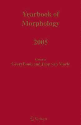 Yearbook of Morphology 2005 1