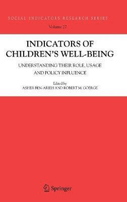 bokomslag Indicators of Children's Well-Being