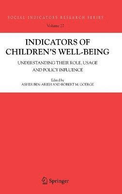bokomslag Indicators of Children's Well-Being