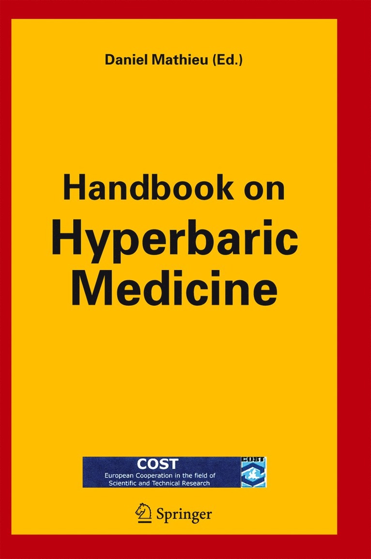 Daniel Mathieu - Handbook on Hyperbaric Medicine, Inbunden