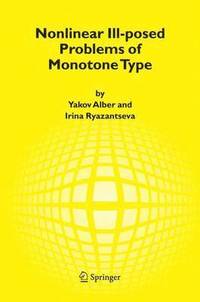 bokomslag Nonlinear Ill-posed Problems of Monotone Type