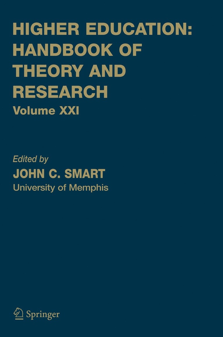 John C. Smart, John C Smart - Higher Education: Handbook of Theory and Research, Inbunden
