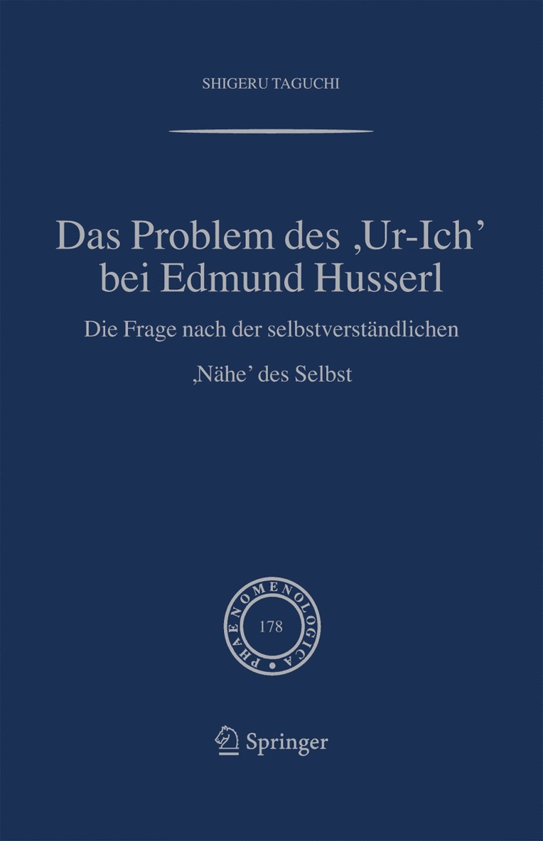 Das Problem des ,Ur-Ich' bei Edmund Husserl
