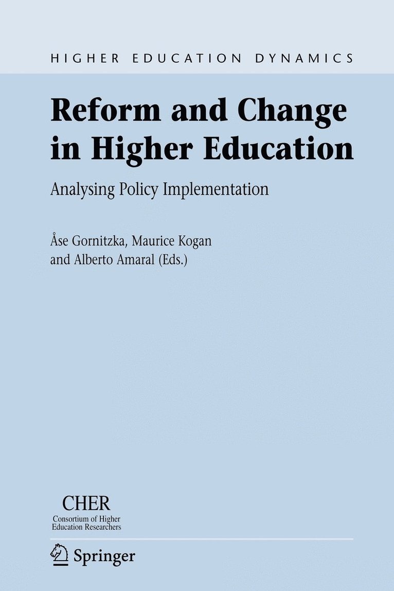 Reform and Change in Higher Education 1