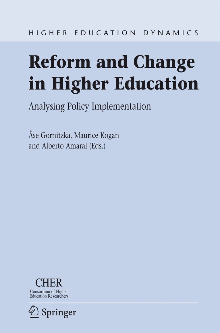 Reform and Change in Higher Education 1