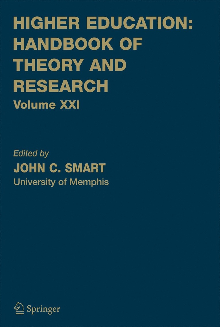 John C. Smart - Higher Education: Handbook of Theory and Research, Häftad