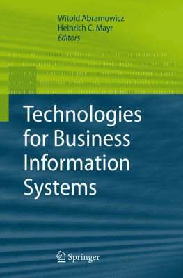 bokomslag Technologies for Business Information Systems