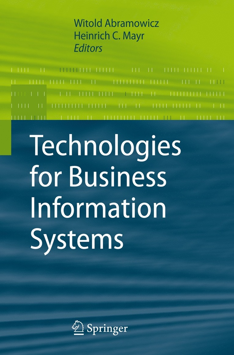 Witold Abramowicz, Heinrich C. Mayr - Technologies for Business Information Systems, Inbunden