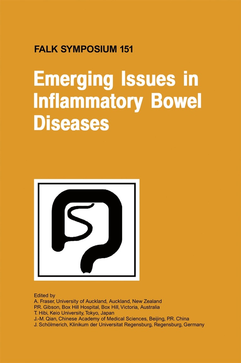 A. Fraser, P. R. Gibson, T. Hibi, J.-M. Qian, J. Schölmerich, J. -M. Qian - Emerging Issues in Inflammatory Bowel Diseases, Inbunden