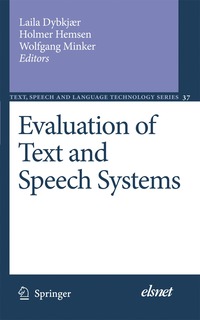 bokomslag Evaluation of Text and Speech Systems