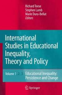 bokomslag International Studies in Educational Inequality, Theory and Policy