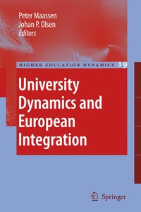 bokomslag University Dynamics and European Integration