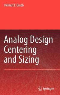 bokomslag Analog Design Centering and Sizing