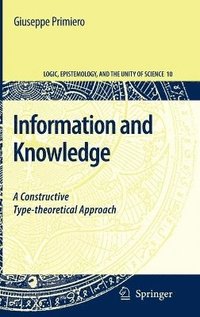 bokomslag Information and Knowledge