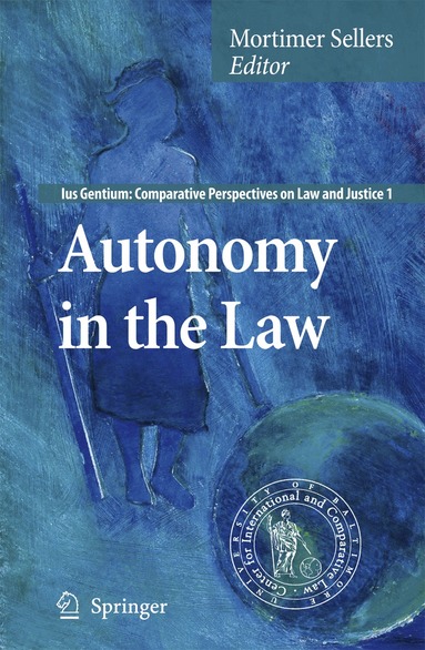 Mortimer Sellers - Autonomy in the Law, Häftad