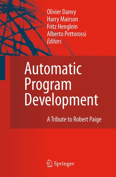 bokomslag Automatic Program Development