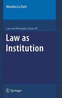 bokomslag Law as Institution
